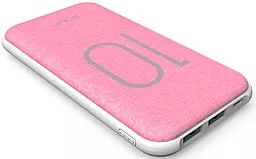 Повербанк GOLF G26 10000 mAh Pink - фото Повербанк GOLF G26 10000 mAh Pink