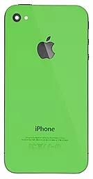 Задняя крышка корпуса Apple iPhone 4 со стеклом камеры Green