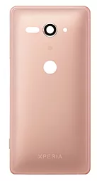 Задняя крышка корпуса Sony Xperia XZ2 Compact H8324 со стеклом камеры Original Coral Pink - фото Задняя крышка корпуса Sony Xperia XZ2 Compact H8324 со стеклом камеры Original Coral Pink