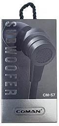 Навушники Coman CM-57 Black - мініатюра 2