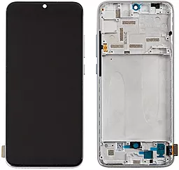 Дисплей Xiaomi Mi A3, Mi CC9e с тачскрином и рамкой, оригинал, White - фото Дисплей Xiaomi Mi A3, Mi CC9e с тачскрином и рамкой, оригинал, White