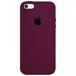 Чехол Silicone Case для Apple iPhone SE, iPhone 5S, iPhone 5  Marsala