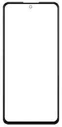 Корпусное стекло дисплея Xiaomi Redmi K40S, Poco F4, оригинал, Black