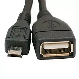 OTG-переходник Atcom Micro USB to USB OTG 0.1m Black (3792)