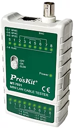 Тестер кабеля Pro'sKit MT-7031 White