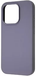 Чохол Wave Full Silicone Cover для Apple iPhone 15 Pro Max  Lavender Gray