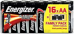 Батарейки Energizer AA / LR06 Alkaline Power Family Pack 16шт - фото Батарейки Energizer AA / LR06 Alkaline Power Family Pack 16шт