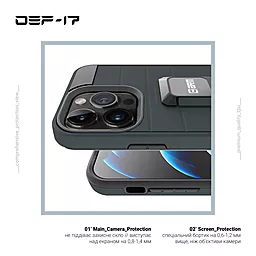 Чохол ArmorStandart DEF17 case для Apple iPhone 12/12 Pro Black (ARM61334) - мініатюра 4