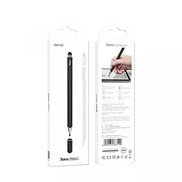 Стилус Hoco Fluent Series Universal Capacitive Pen Black (GM103) - миниатюра 2