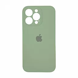 Чехол Silicone Case Full Camera для Apple iPhone 15 Pro Max Fresh Green