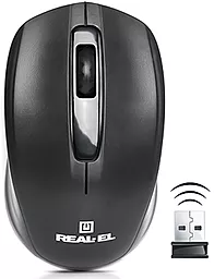 Компьютерная мышка REAL-EL RM-304 (EL123200017) Black - фото Компьютерная мышка REAL-EL RM-304 (EL123200017) Black