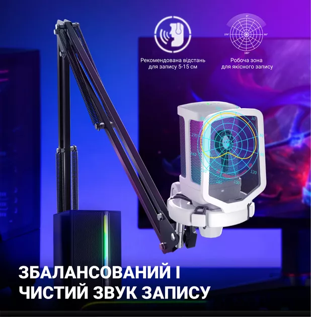 Мікрофон Fifine Q6TW  White - фото 8