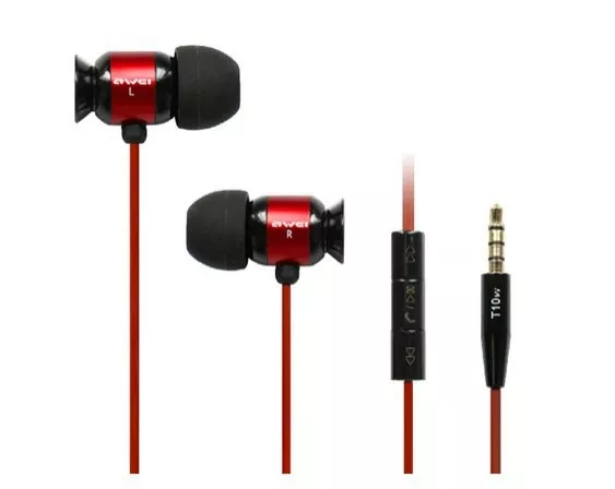 Навушники Awei T10vi Red - фото 1