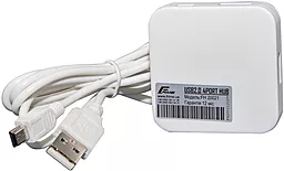 USB хаб Frime 4хUSB2.0 Hub White (FH-20021) - миниатюра 3