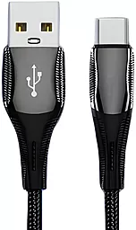 Кабель Jellico B18 USB-A - Type-C 15w 3.1a 1м cable Black