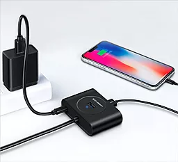 USB Type-C + USB-A хаб Ugreen CR113 black - мініатюра 6 USB Type-C + USB-A хаб Ugreen CR113 black - мініатюра 6