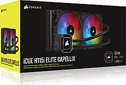 Система охлаждения Corsair iCUE H115i Elite Capellix RGB (CW-9060047-WW) - миниатюра 10