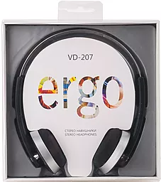 Наушники Ergo VD-207 Black - фото Наушники Ergo VD-207 Black