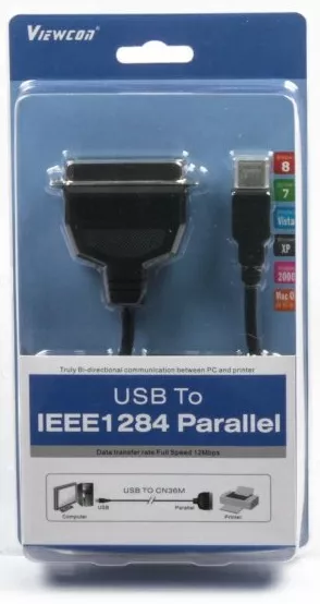 Кабель (шлейф) Viewcon USB1.1 - LPT (VEN11) - фото 2