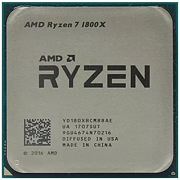 Процесор AMD Ryzen 7 1800X (YD180XBCAEMPK) Tray+кулер - мініатюра 2