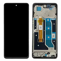 Дисплей Realme C65 4G с тачскрином и рамкой, Black
