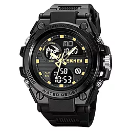 Часы наручные SKMEI 2031BKGD Black-Gold - фото Часы наручные SKMEI 2031BKGD Black-Gold