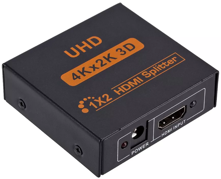 Видео сплиттер HDMI 1x2 v1.4 4k 30hz black Dynamode - фото 1