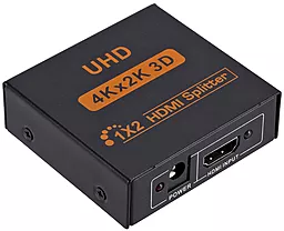 Видео сплиттер HDMI 1x2 v1.4 4k 30hz black Dynamode - фото Видео сплиттер HDMI 1x2 v1.4 4k 30hz black Dynamode