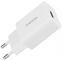 Сетевое зарядное устройство Proda 2.4a home charger + USB-C cable white (PD-A43a) - миниатюра 3