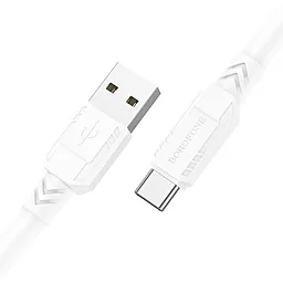 Кабель Borofone BX81 Goodway USB-A - Type-C 15w 3a 1м cable White - миниатюра 2 Кабель Borofone BX81 Goodway USB-A - Type-C 15w 3a 1м cable White - миниатюра 2