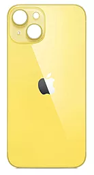 Задняя крышка корпуса Apple iPhone 14 (big hole) Yellow - фото Задняя крышка корпуса Apple iPhone 14 (big hole) Yellow