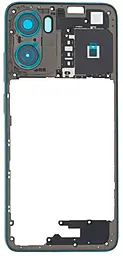 Рамка корпуса Motorola Moto G05 XT2523 со стеклом камеры Denim Blue - фото Рамка корпуса Motorola Moto G05 XT2523 со стеклом камеры Denim Blue