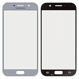 Корпусное стекло дисплея Samsung Galaxy A5 A520F 2017 Blue - фото Корпусное стекло дисплея Samsung Galaxy A5 A520F 2017 Blue