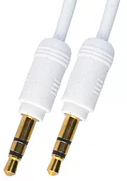 Аудіо кабель TCOM AUX mini Jack 3.5mm M/M Cable 1.2 м white