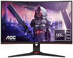 Мон/TFT AOC 23.6" C24G2AE/BK VA Curved 1ms 165Hz DP HDMI MM
