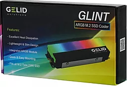 Радіатор для SSD GELID Solutions GLINT M.2 (M2-RGB-01) - мініатюра 6