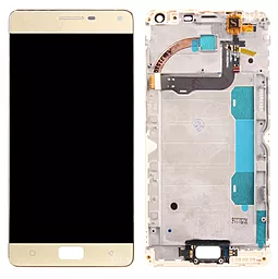 Дисплей Lenovo Vibe P1 Turbo, Vibe P1 Pro, Vibe P1 (P1a42, P1c72) с тачскрином и рамкой, оригинал, Gold - фото Дисплей Lenovo Vibe P1 Turbo, Vibe P1 Pro, Vibe P1 (P1a42, P1c72) с тачскрином и рамкой, оригинал, Gold