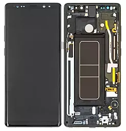 Дисплей Samsung Galaxy Note 8 N950 з тачскріном і рамкою, оригінал, Black