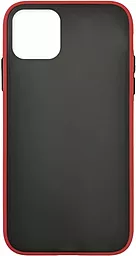 Чохол 1TOUCH Gingle Matte Apple iPhone 11 Pro Red/Black