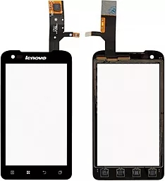 Сенсор (тачскрин) Lenovo A660 Black - фото Сенсор (тачскрин) Lenovo A660 Black