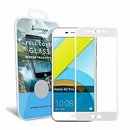 Защитное стекло MAKE Full Cover Huawei Honor 6c Pro White (MGFCH6CPW)