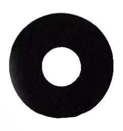 Стекло камеры Meizu M2 Note (M571) / M3 Note (L681H / M681H) без рамки Black