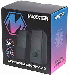 Колонки акустические Maxxter CSP-U001 Black - миниатюра 5