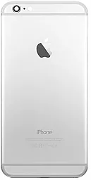 Задняя крышка корпуса Apple iPhone 6S со стеклом камеры Silver - фото Задняя крышка корпуса Apple iPhone 6S со стеклом камеры Silver