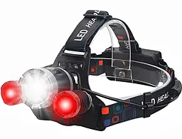 Налобный фонарик Bailong Police 3000-T6+2XPE (2x18650)