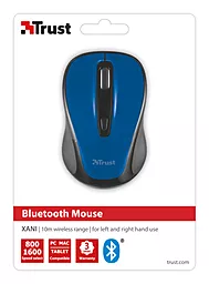 Компьютерная мышка Trust XANI OPTICAL BLUETOOTH MOUSE (21475) Blue - миниатюра 5