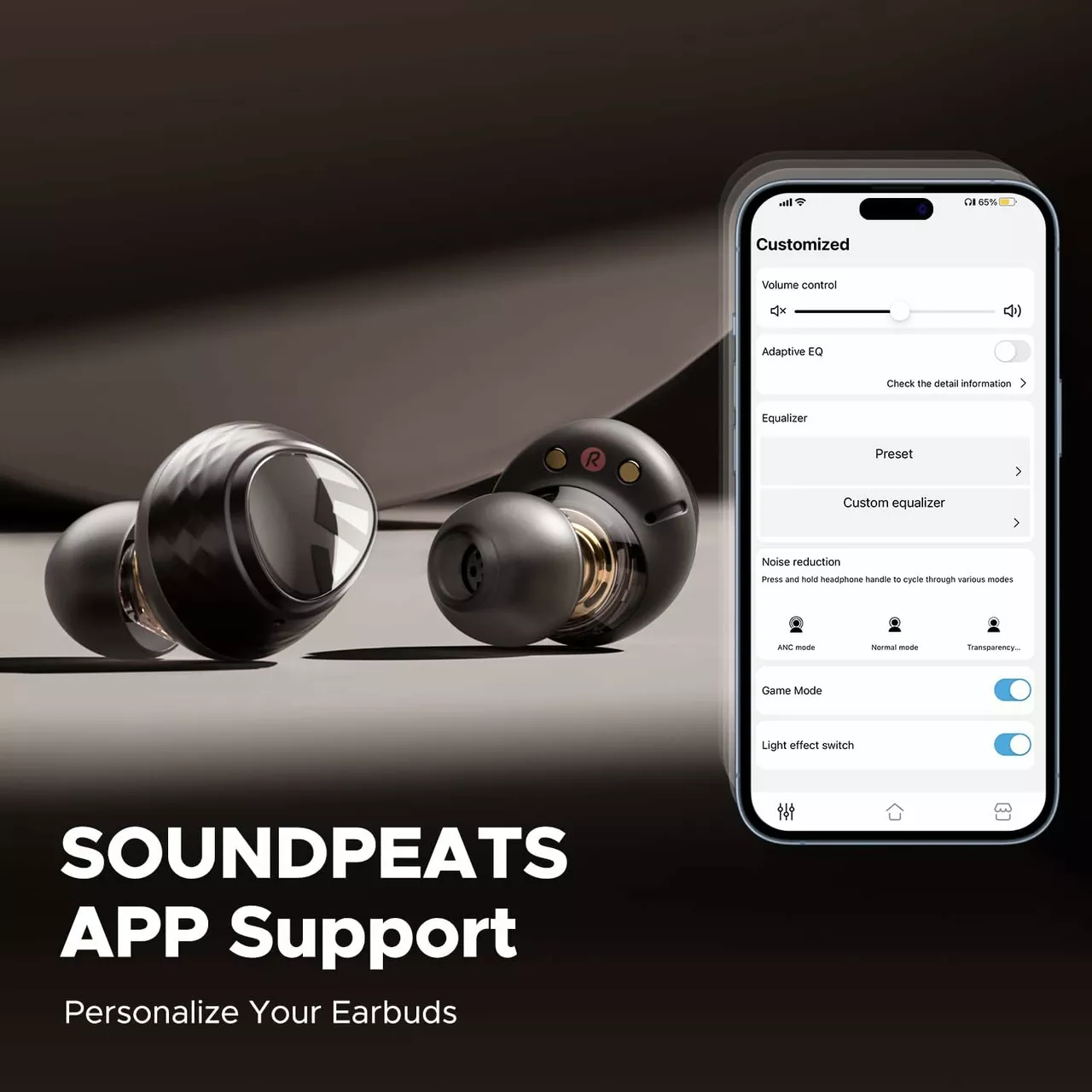 Наушники SoundPEATS Engine 4 Black - фото 7
