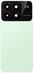 Задняя крышка корпуса ZTE Blade A35 со стеклом камеры, Original Clover Green - фото Задняя крышка корпуса ZTE Blade A35 со стеклом камеры, Original Clover Green