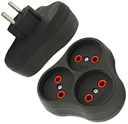Сетевой фильтр (удлинитель) УкрПром AK303B 2200w 3 розетки чёрный - фото Сетевой фильтр (удлинитель) УкрПром AK303B 2200w 3 розетки чёрный