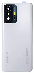 Задняя крышка корпуса Xiaomi 11T Pro со стеклом камеры Original Moonlight White - фото Задняя крышка корпуса Xiaomi 11T Pro со стеклом камеры Original Moonlight White